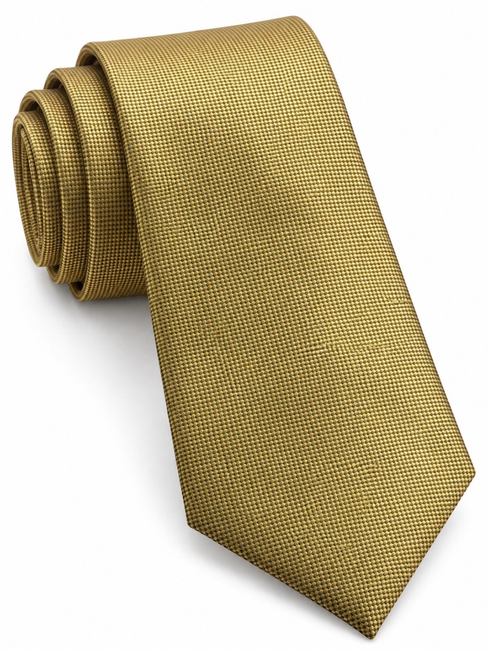 Canali 100% Silk Gold Jacquard Tie — Made in Italy NWT